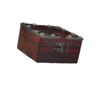 Perfeclan Coffre au, boîte à s Portable, Cadeau d'anniversaire avec Serrure, boîte à Souvenirs, à Bijoux, conteneur pour Bracelets et bibelots