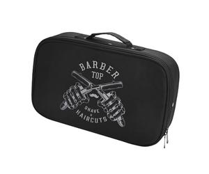 perfeclan coiffeur, à outils barbier, organisateur rangement portable, à main pour tondeuses à cheveux, ciseaux, peignes, outil coupe, Style B, M