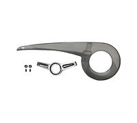 Perfeclan Coquille de Couverture de chaîne de vélo, Garde-chaîne de vélo, Portable, Protection, Durable, Protecteur de chaîne de vélo pour Les Voyages à vélo en, Argent