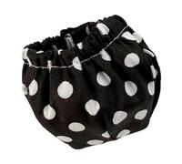 Perfeclan Couche Écureuil Lavable Fourniture Rat Fantaisie avec Bande Extensible et Doublure Polyester Adaptée Aux Déplacements Dressage Sorties, Noir