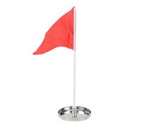 Perfeclan Coupe et Drapeau de Golf en Acier Inoxydable, Cup de Putting Golf Portable avec Drapeau, Trou d'Entraînement pour Intérieur/Extérieur, Garage, Jardin et Bureau