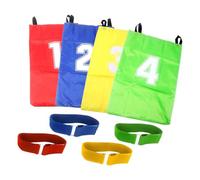 perfeclan Course en sac, sac de saut, course de relais à jambes dans le jardin, jeux d'extérieur pour Pâques, Halloween et toute la famille, avec Des Bracelets de Race