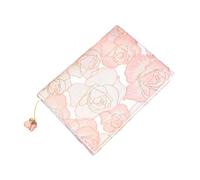 perfeclan Couverture de livre, tissu doux et réutilisable, facile d'entretien, pour journal, album, scrapbooking, Rose