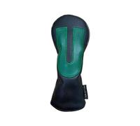 Perfeclan Couvre-tête de Club de Golf en Cuir PU, Protection pour Bois, enveloppe de tête étanche, Manchon de Protection pour, Cadeau d'entraînement, Noir U