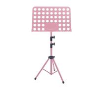 perfeclan de partition, support de livre, trépied stable, robuste, antidérapant, hauteur réglable, pliable, pour groupe, lecteur de musique, Rose