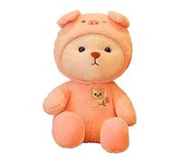 perfeclan Dessin animé peluche jouets câlin oreiller accompagner sommeil jouet décoratif pour les enfants, 35cm Cochon