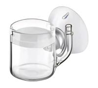 Perfeclan Diffuseur Aquarium Verre Résistant avec Membrane Céramique pour Diffusion Efficace CO2 Compteur de Bulles Kit Valve Ventouse pour Aquariums Adapté Aux, Diamètre 20mm