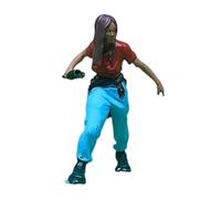 perfeclan Diorama 1/64 Figurines de personnages Mini figurines Modèle en résine Jeu de rôle Collection pour la décoration de, de réseau ferroviaire, Style F