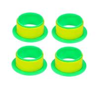 perfeclan Distributeur de film étirable 4x, distributeur de film rétractable léger, manuel, poignées de protection pour palettes, machine à filmer pour la, 76mm, Vert Jaune