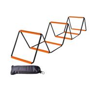Perfeclan Échelle d'agilité, équipement d'entraînement d'agilité, échelle de Vitesse de Football Polyvalente de Coordination Pliable d'équilibre pour Les Sports, 8 Grilles avec Sac
