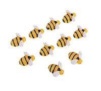 Perfeclan Embellissement de Figurines d'abeille 10 Pièces/pour Sac de Scrapbooking Fournitures D'artisanat de Bricolage, L
