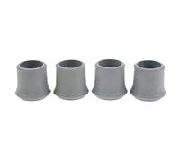 Perfeclan Embouts de Canne de Marche en Caoutchouc - Lot de 4 pièces, 25mm