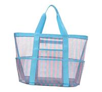 perfeclan en Filet pour la Plage, Les Jouets de Piscine, Le Sport, Le Shopping, Les et Les Courses, Style décontracté, Bleu Rose