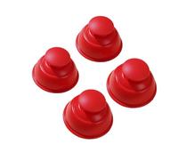 perfeclan Ensemble de 4 ventouses en silicone, massage chinois, ventouses portables, outil de sous vide pour du dos, du corps, des bras et des pieds, Rouge