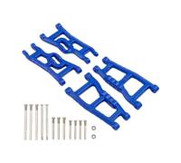 perfeclan Ensemble de bras de avant et arrière pour voiture RC - Pièces polyvalentes, haute résistance, installation facile, robustes et légères -, Bleu
