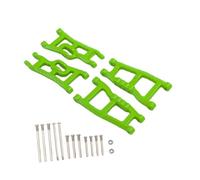 perfeclan Ensemble de bras de avant et arrière pour voiture RC - Pièces polyvalentes, haute résistance, installation facile, robustes et légères -, Vert Clair