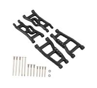 perfeclan Ensemble de bras de avant et arrière pour voiture RC - Pièces polyvalentes, haute résistance, installation facile, robustes et légères -, Noir
