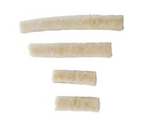 Perfeclan Ensemble de protège-muserolles pour Licol de Cheval, Accessoires de Bride, Usage en écurie, Peluche Douce, Facile à Installer, Accessoires, Beige