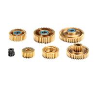 perfeclan Ensemble D'engrenages de Transmission En Cuivre pour Remorque de Voiture Télécommandée à L'échelle 1:14