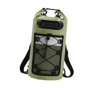 Perfeclan étanche avec Bande réfléchissante et Avertissement, à Dos Flottant Vert Confortable pour Hommes et Femmes, Camping, Rafting, Kayak, 10 L