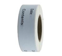 perfeclan Étiquettes Alimentaires Solubles -Parfait pour Les Contenants Réutilisables Glass-125Label Per Roll