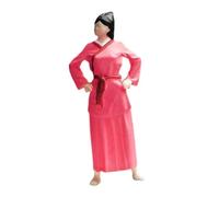 perfeclan Figurine chinoise ancienne en résine, échelle 1:64, décoration pour diorama, miniature, personnage miniature, table de sable, 2.6 Cm