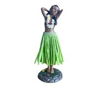 perfeclan Figurine décorative en forme de fille hawaïenne, légère, idéale pour décorer un tableau de bord, une bibliothèque, une fête, un anniversaire ou