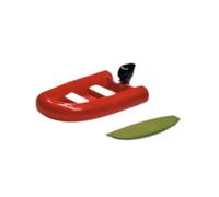 perfeclan Figurine miniature à l'échelle 1/64, diorama, accessoires de photographie, décoration de plage, collection d'ornements, modèle réduit, Bateau Gonflable