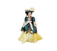 perfeclan Figurine miniature de femme au 1/12e, poupée, scène miniature, micro-, cadeau de collection, figurine réaliste pour maison de poupée, Vert