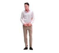 perfeclan Figurine miniature d'un homme en costume à l'échelle 1:64, en résine, idéale pour les jeux de rôle et la décoration de bureau. Ce modèle