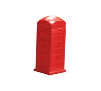 perfeclan Figurine Miniature, Maison de Poupée, Résine Mini Réaliste 1/64 Scènes Miniatures, Personnages, pour Scène Miniature Gare Architectural, Téléphone rouge