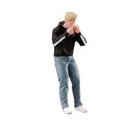 perfeclan Figurine miniature masculine en résine à l'échelle 1/64, diorama, photographie, personnage masculin, miniature, miniature, à collectionner, pour