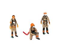 perfeclan Figurines de pompiers au 1/64e, figurines réalistes pour diorama, modèles miniatures pour accessoires de photographie, micro- et dioramas, Style A