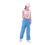 perfeclan Figurines miniatures de fille, modèle pour diorama, figurine féminine peinte à la main, accessoires de photographie et décoration pour la création de, 1 43
