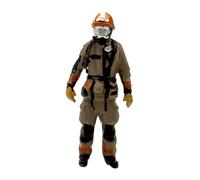 perfeclan Figurines miniatures de pompiers à l'échelle 1:64, collection de modèles réduits pour dioramas et accessoires de photographie, Porter Des Masques