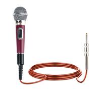 perfeclan filaire portable pour chant sur scène, micro vocal dynamique, léger, portable, professionnel, en métal, pour performance sur scène, Violet