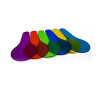 Perfeclan Film translucide, équipement d'expérimentation de Palette de Couleur, Feuille Transparente, Panneau filtrant de Couleur pour Enfants, Fournitures de, 6 pièces