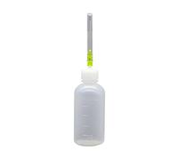 Perfeclan Flacons à Aiguille en Plastique 5cl, Pipette Graduée, Bouteille de Colle, Flacon à Aiguille Vide Facile à Utiliser pour Huile Colle Liquides Encre