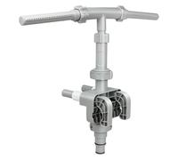 Perfeclan Fontaine de Piscine décorative à Double Jet, Haute Performance et ludique, avec arroseur Robuste, Gris