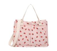 perfeclan fourre-Tout imprimé Fraise, Mignon et décontracté, pour Faire Ses Courses, Rose