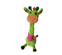 perfeclan Girafe musicale électronique dansante et parlante, jouet d'éveil répétant ce que vous dites, pour les enfants de 1 à 3 ans. Cadeau idéal, Vert