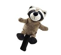 Perfeclan Golf Club Headcover Mignon Portable Bois Driver Head Cover Cartoon Headcover Sleeve pour de tête Enfants, Raton Laveur