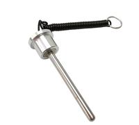 Perfeclan Goupille de Verrouillage Push-Pull de 0,3 Pouce pour Machines de Fitness avec Accessoire de Longe, pour équipements et projets de Bricolage en Acier