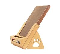 Perfeclan Griffoir Vertical pour avec Balle à Clochette, Jouet d'entraînement, Tapis à griffer, idéal pour Faire Ses Griffes en extérieur