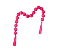 perfeclan Guirlande de boules de mousse, décoration de mariage, artisanat, fabrication d'ornements, élégante bannière de boules de mousse à suspendre au mur, Rose