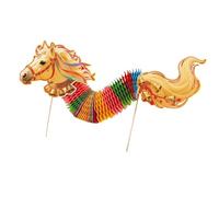 Perfeclan Guirlande de Dragons en Papier à Suspendre pour Le Nouvel an Chinois, décoration Artisanale Faite Main pour la fête du Printemps et l'année, Style A