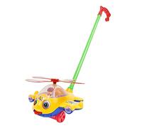 Perfeclan Hélicoptère Main Poussant Jouet Jouet éducatif pour Enfant âge Cadeau D'anniversaire