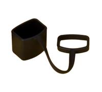 perfeclan Housse de protection en silicone pour embouchure de kazoo, résistante aux rayures et à la poussière, idéale pour les amateurs de musique, Noir