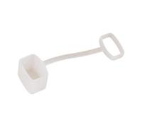 perfeclan Housse de protection en silicone pour embouchure de kazoo, résistante aux rayures et à la poussière, idéale pour les amateurs de musique, Blanc
