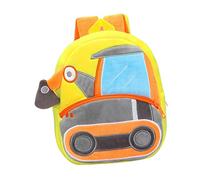 Perfeclan Ingénierie Véhicule Thème Toddler Book Bag Daypack School Bags Rucksack Bookbag Kids Backpack for Travel, Nursery, Girls, Boys, Children, Pelle
